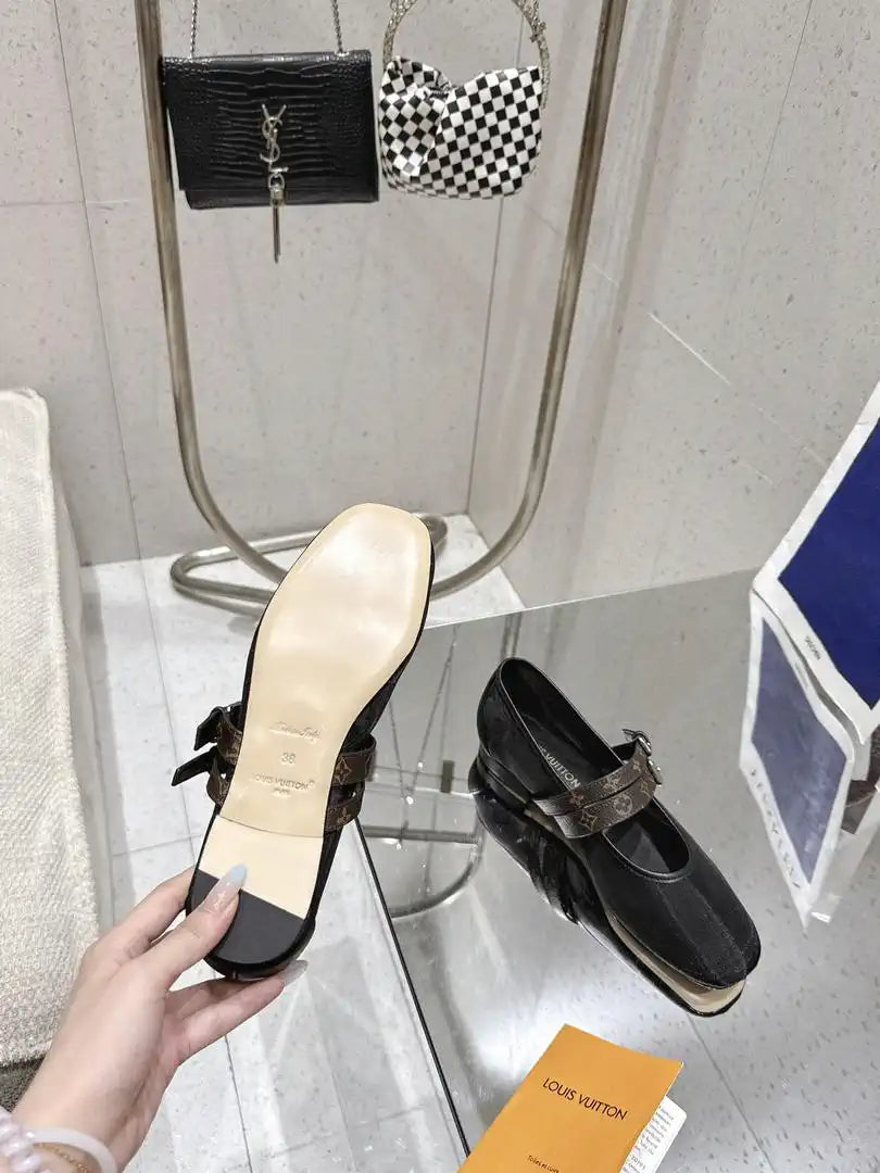 Louis Vuitton LV 1AIBWJ Romy Flat Ballerina Shoes L66316