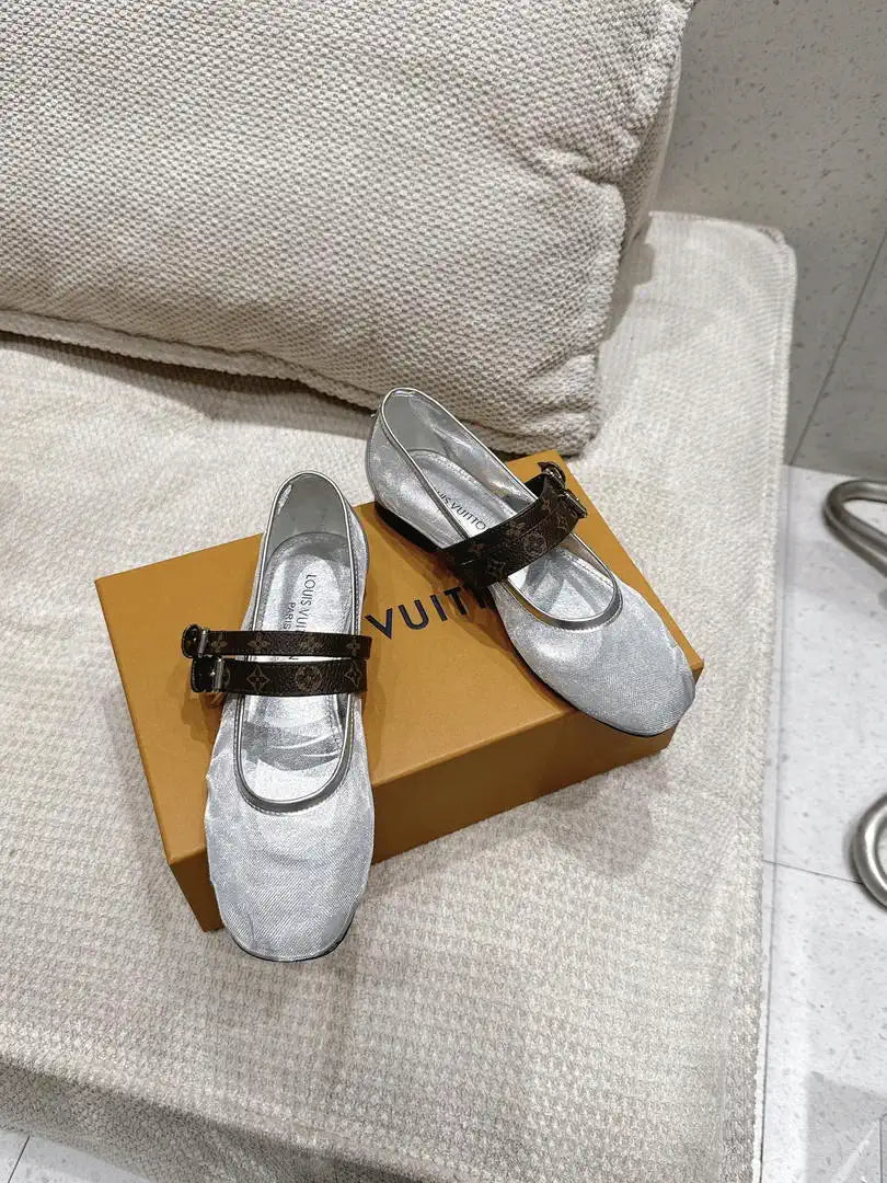 Louis Vuitton LV 1AIBWJ Romy Flat Ballerina Shoes L66317