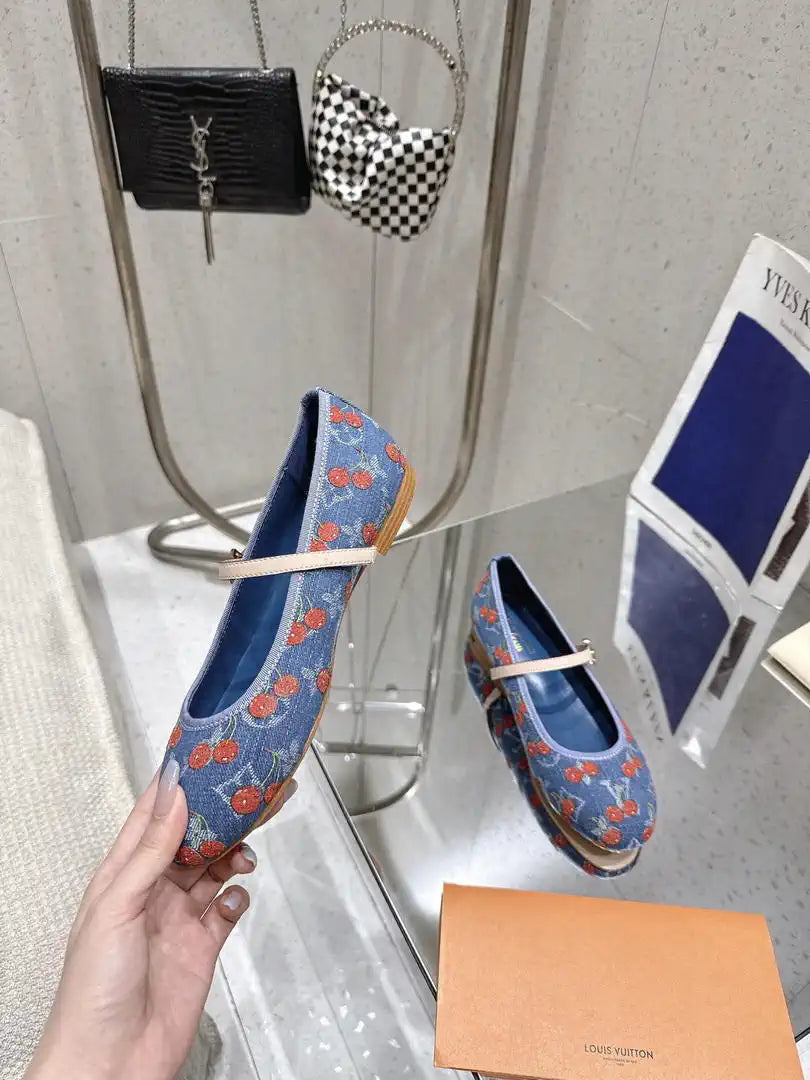 Louis Vuitton LV 1AIBWJ Romy Flat Ballerina Shoes L66318