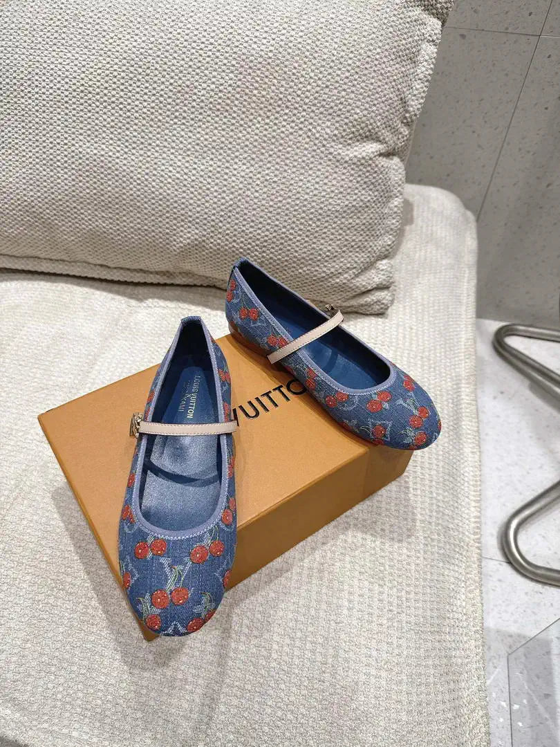 Louis Vuitton LV 1AIBWJ Romy Flat Ballerina Shoes L66318