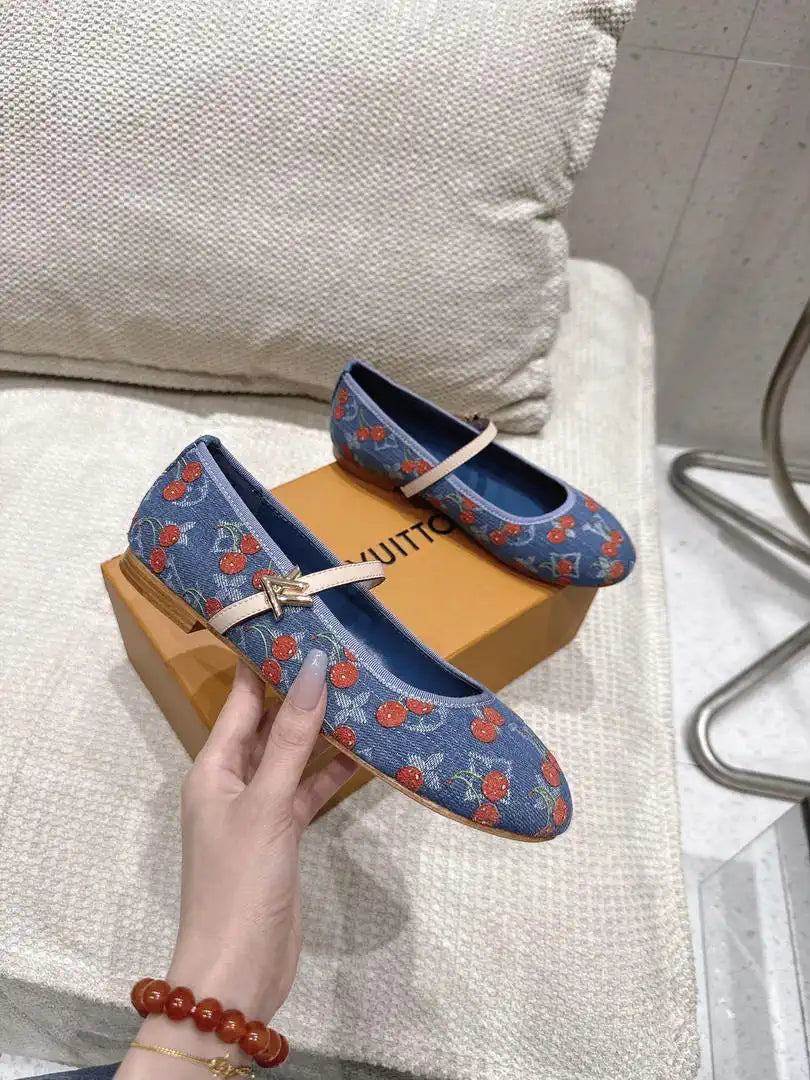 Louis Vuitton LV 1AIBWJ Romy Flat Ballerina Shoes L66318