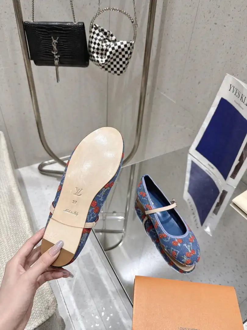 Louis Vuitton LV 1AIBWJ Romy Flat Ballerina Shoes L66318