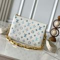 Louis Vuitton LV M11225 Coussin PM Handbag lambskin White and Blue - Default Title - View 1