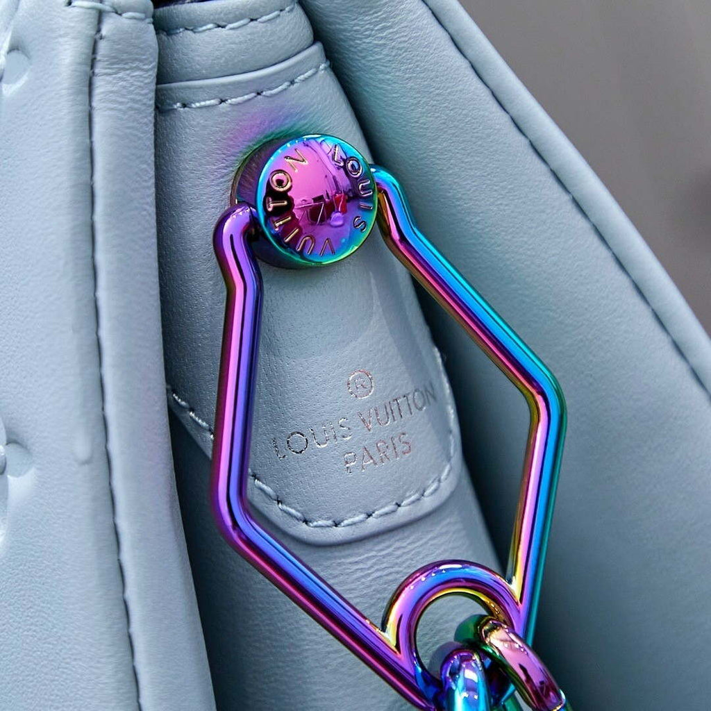 Louis Vuitton LV M11436 Coussin PM Handbag lambskin Washed Blue