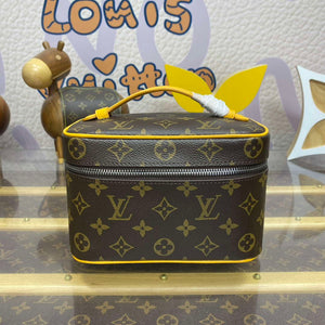 Louis Vuitton LV M12654 Nice Mini Vanity Case Monogram canvas Yellow - Default Title - View 1