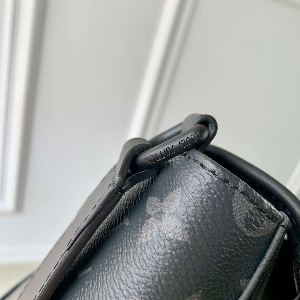 Louis Vuitton LV M12681 Pulse Messenger Monogram Eclipse Canvas