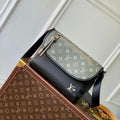 Louis Vuitton LV M12681 Pulse Messenger Monogram Leather Black and Green - Default Title - View 1