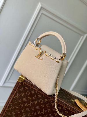 Louis Vuitton LV M12751 Capucines BB Handbag Apricot - Default Title - View 1