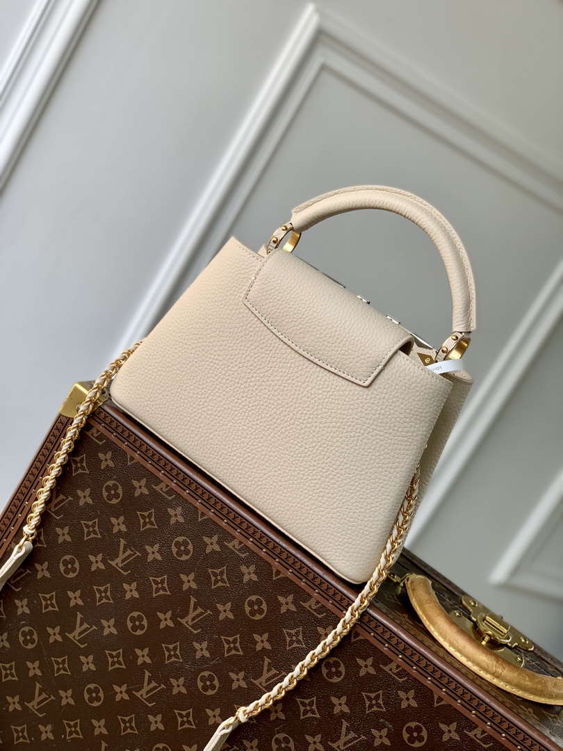 Louis Vuitton LV M12751 Capucines BB Handbag Apricot - Default Title - View 3