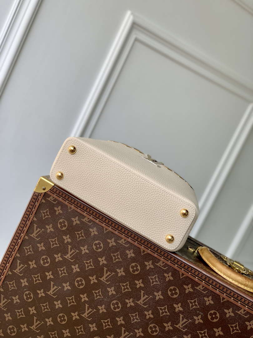 Louis Vuitton LV M12751 Capucines BB Handbag Apricot