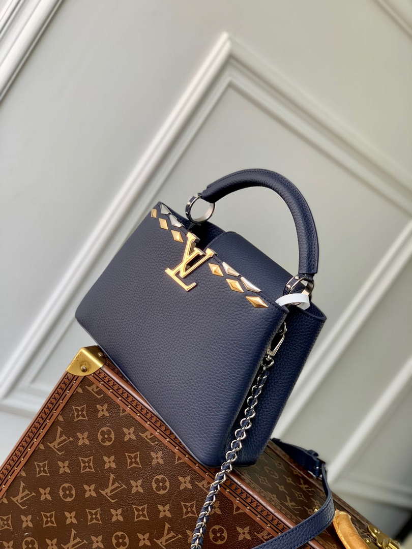 Louis Vuitton LV M12751 Capucines BB Handbag Blue - Default Title - View 2