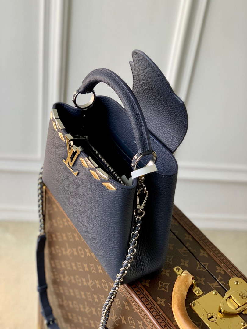 Louis Vuitton LV M12751 Capucines BB Handbag Blue