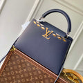 Louis Vuitton LV M12751 Capucines MM Handbag Blue - Default Title - View 1