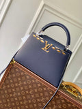 Louis Vuitton LV M12751 Capucines MM Handbag Blue