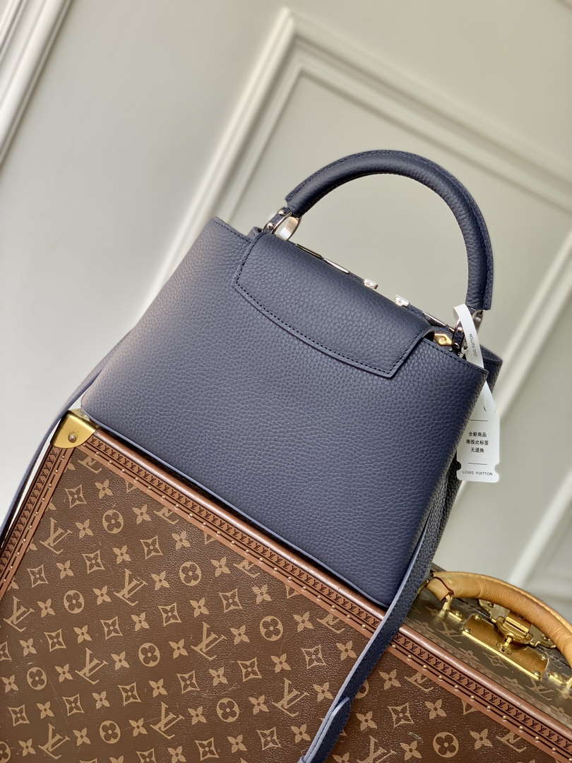 Louis Vuitton LV M12751 Capucines MM Handbag Blue - Default Title - View 3