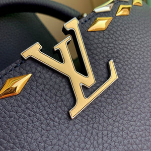 Louis Vuitton LV M12751 Capucines MM Handbag Blue - Default Title - View 6