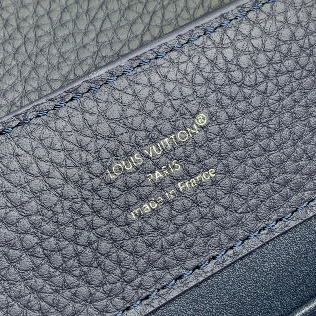 Louis Vuitton LV M12751 Capucines MM Handbag Blue