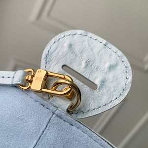 Louis Vuitton LV M12925 All In BB Bag Blue Ostrich Pattern - Default Title - View 10