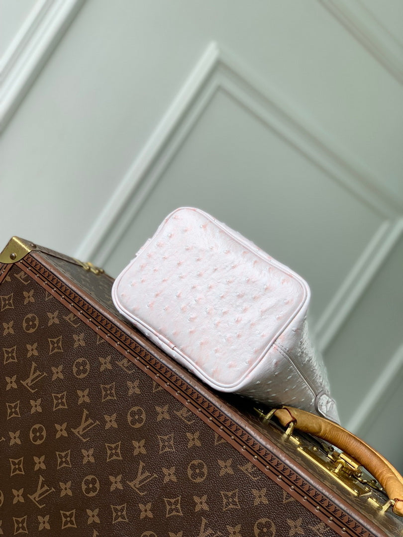Louis Vuitton LV M12925 All In BB Bag Pink Ostrich Pattern - Default Title - View 5