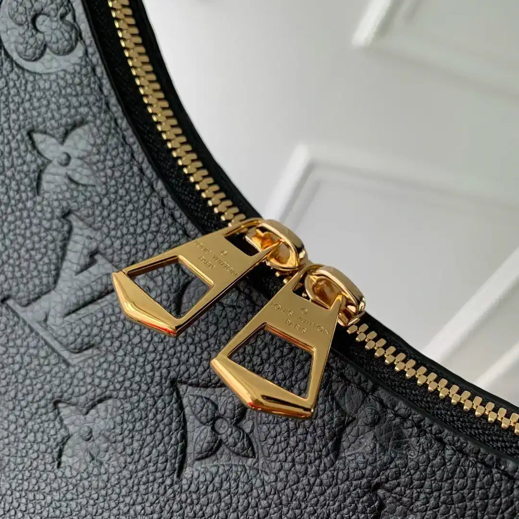 Louis Vuitton LV M12930 Boulogne PM Bag Monogram Empreinte Leather Black