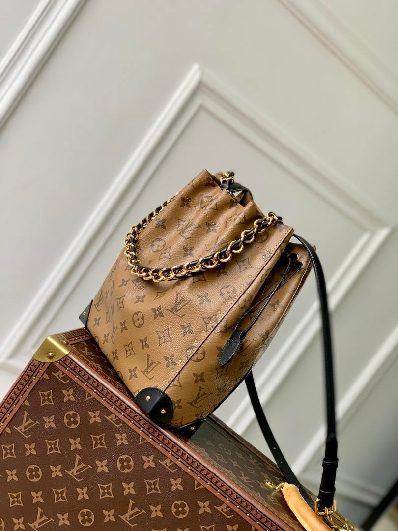 Louis Vuitton LV M13324 Noe Trunk PM Bag Monogram Reverse