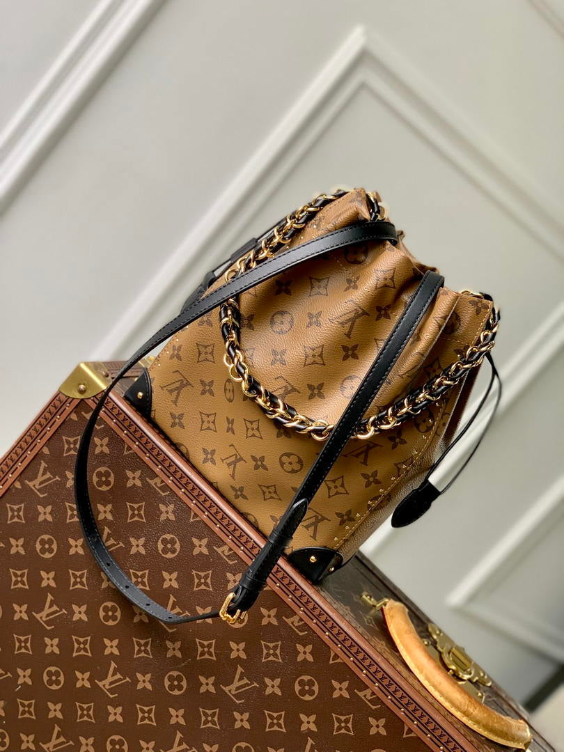 Louis Vuitton LV M13324 Noe Trunk PM Bag Monogram Reverse