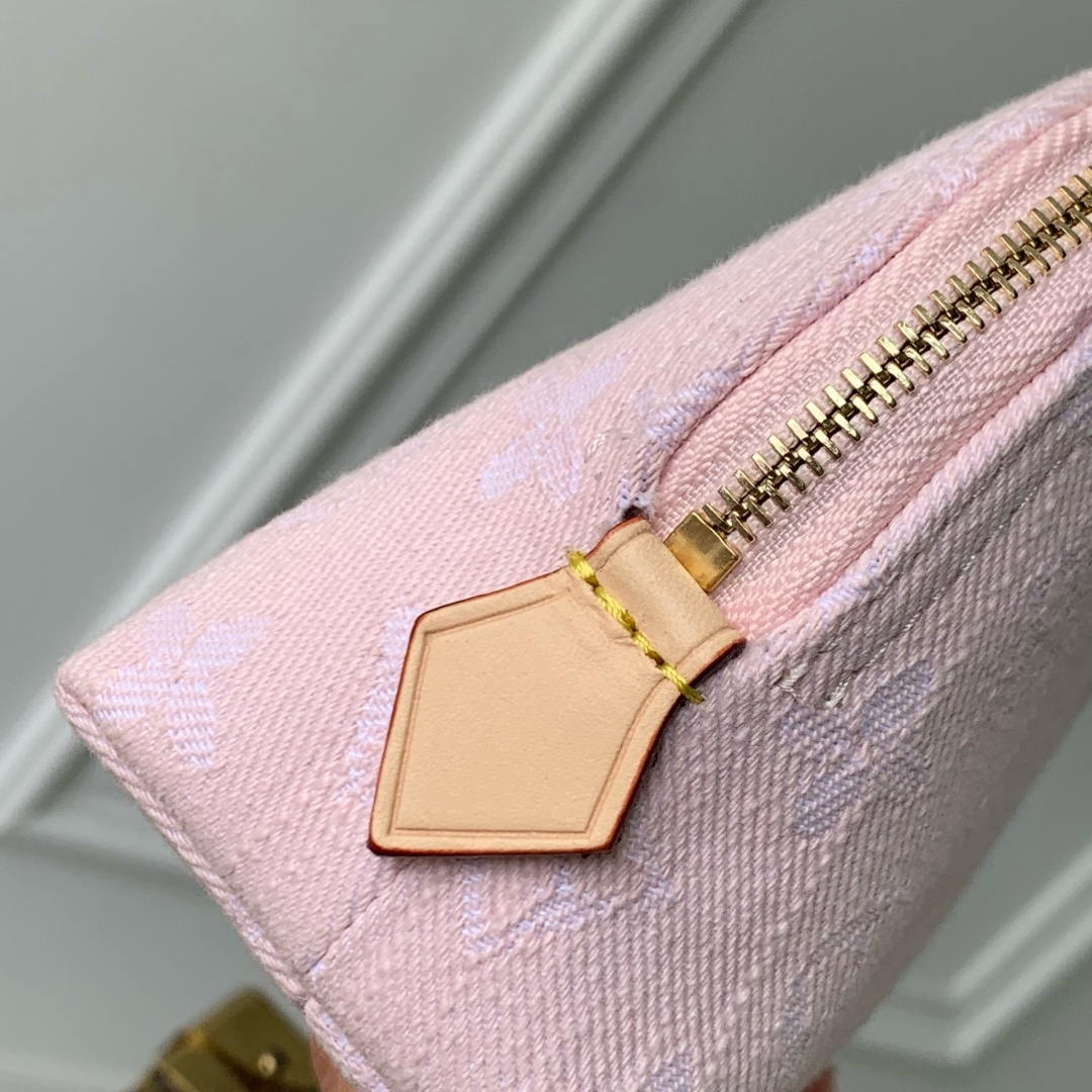 Louis Vuitton LV M13751  Pochette Cosmétique PM Other Monogram Canvas Pink - Default Title - View 7