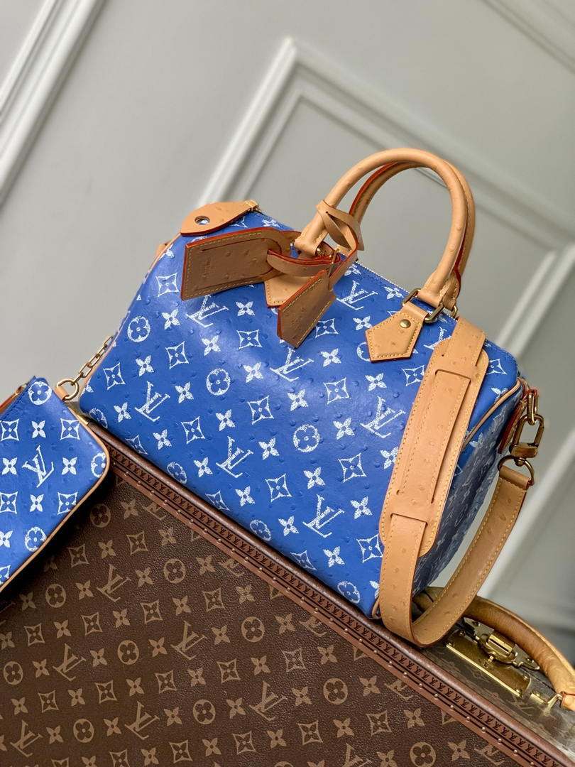 Louis Vuitton LV M13904 Speedy P9 Bandoulière 30 Bag Sky Blue