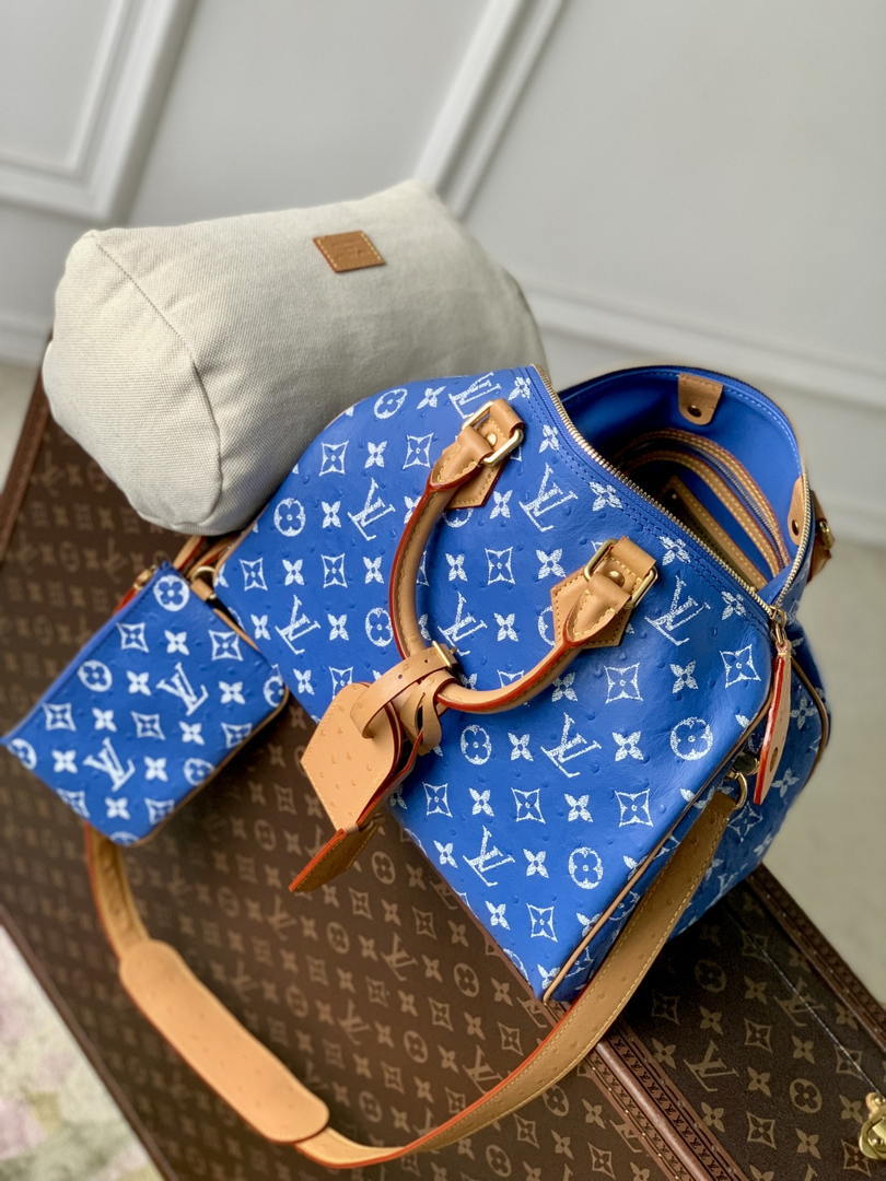 Louis Vuitton LV M13904 Speedy P9 Bandoulière 30 Bag Sky Blue