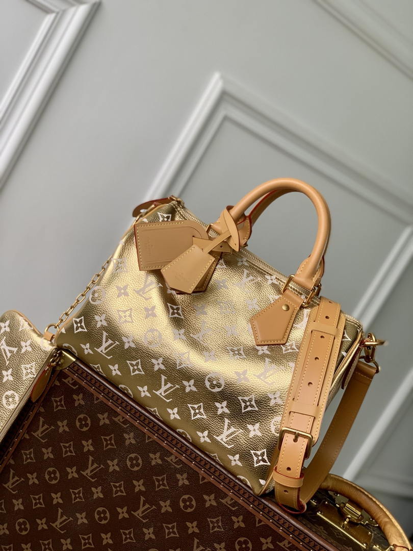Louis Vuitton  LV M13904 Speedy P9 Bandoulière 30 Gold - Default Title - View 1