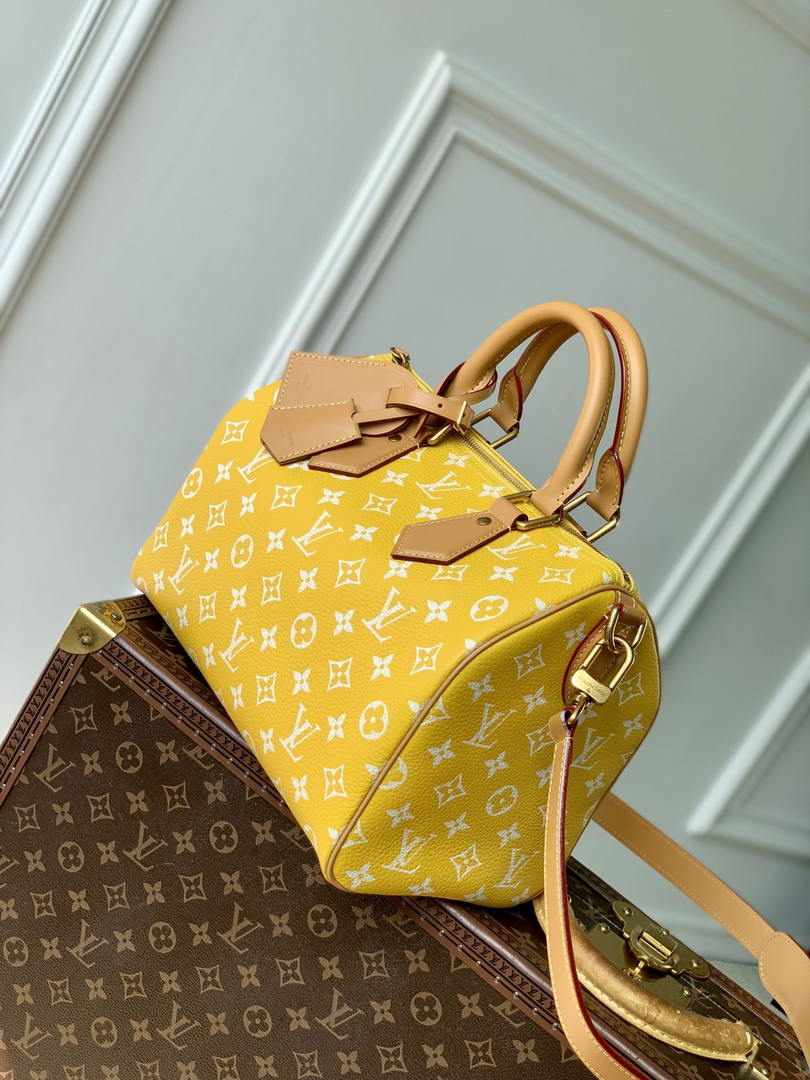 Louis Vuitton LV M13914 Speedy P9 Bandoulière 30 Bag Yellow