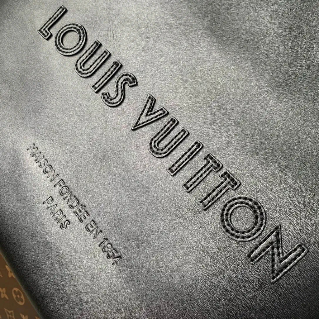 Louis Vuitton LV M13979 Shopper Tote MM Bag Ultra Black
