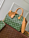 Louis Vuitton LV M14064 Speedy P9 Bandoulière 30 Bag Ostrich Dark green