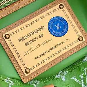 Louis Vuitton LV M14064 Speedy P9 Bandoulière 30 Bag Ostrich  green - Default Title - View 8