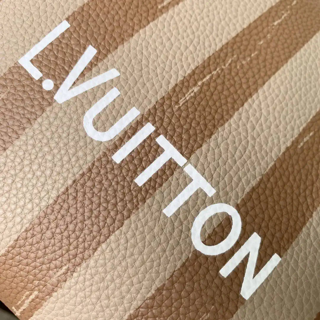 Louis Vuitton LV M14064 Speedy P9 Bandouliere 30 Bag Khaki Stripes