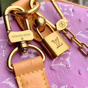 Louis Vuitton LV M14064 Speedy P9 Bandoulière 30 Bag Ostrich Ligth Purple - Default Title - View 6