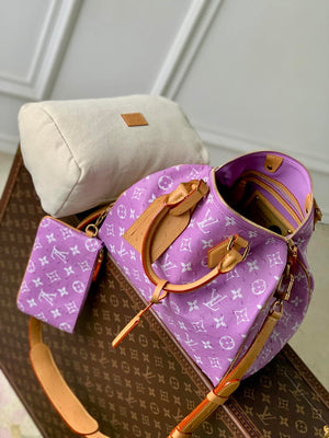 Louis Vuitton LV M14064 Speedy P9 Bandoulière 30 Bag Ostrich Ligth Purple - Default Title - View 9