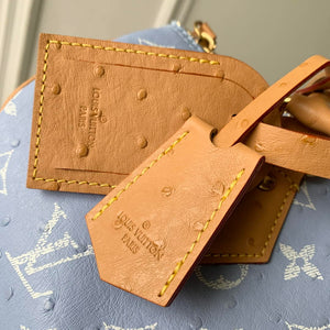 Louis Vuitton LV M14064 Speedy P9 Bandoulière 30 Bag Ostrich Ligth Blue - Default Title - View 5