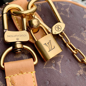 Louis Vuitton LV M14064 Speedy P9 Bandoulière 30 Bag Ostrich Dark Brown - Default Title - View 5