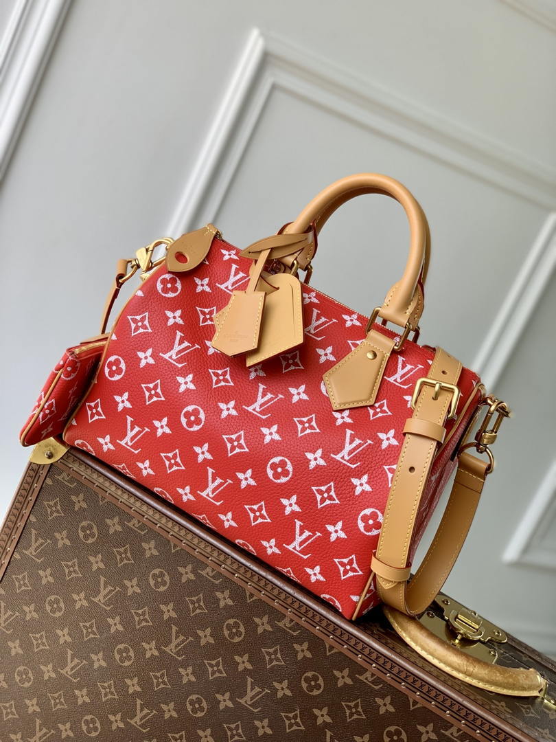 Louis Vuitton LV M14067 Speedy P9 Bandoulière 30 Bag Red
