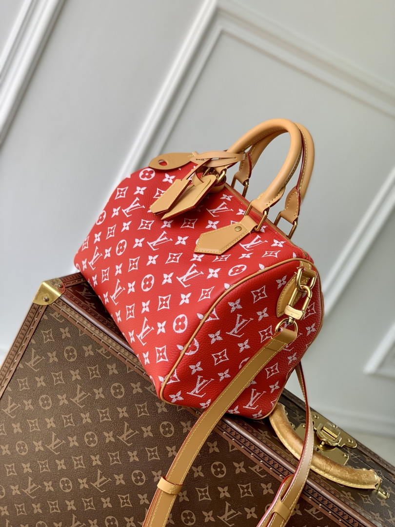 Louis Vuitton LV M14067 Speedy P9 Bandoulière 30 Bag Red