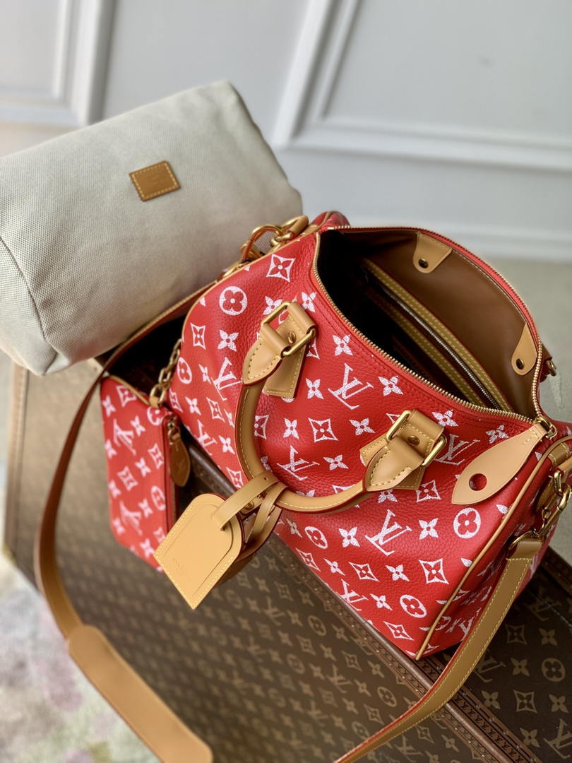 Louis Vuitton LV M14067 Speedy P9 Bandoulière 30 Bag Red