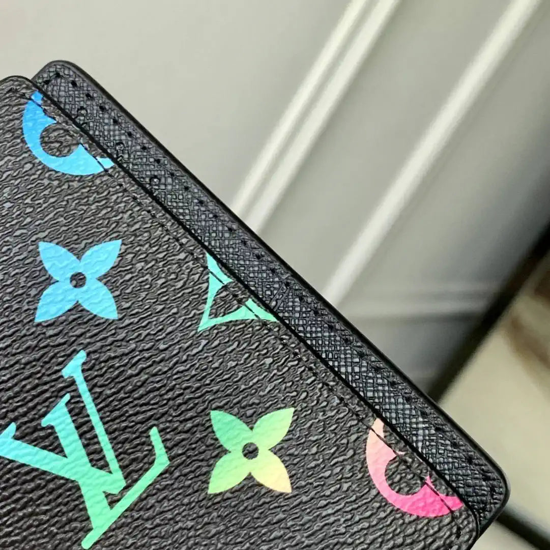 Louis Vuitton LV M14134 Pocket Organizer Monogram Black LW10017