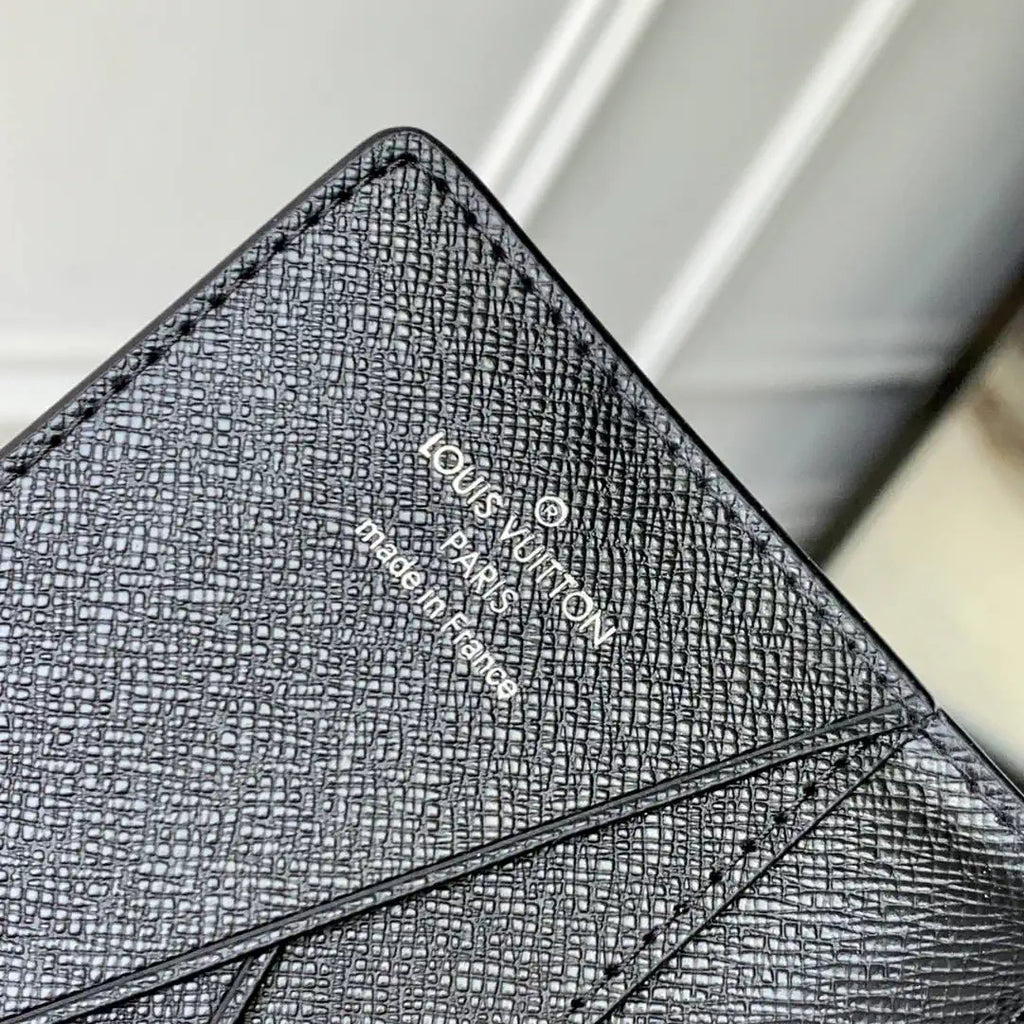 Louis Vuitton LV M14134 Pocket Organizer Monogram Black LW10017