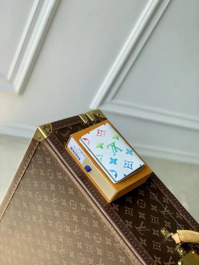 Louis Vuitton LV M14134 Pocket Organizer Monogram White LW10018