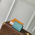 Louis Vuitton LV M14143 Slender Pilot Green Monogram Leather