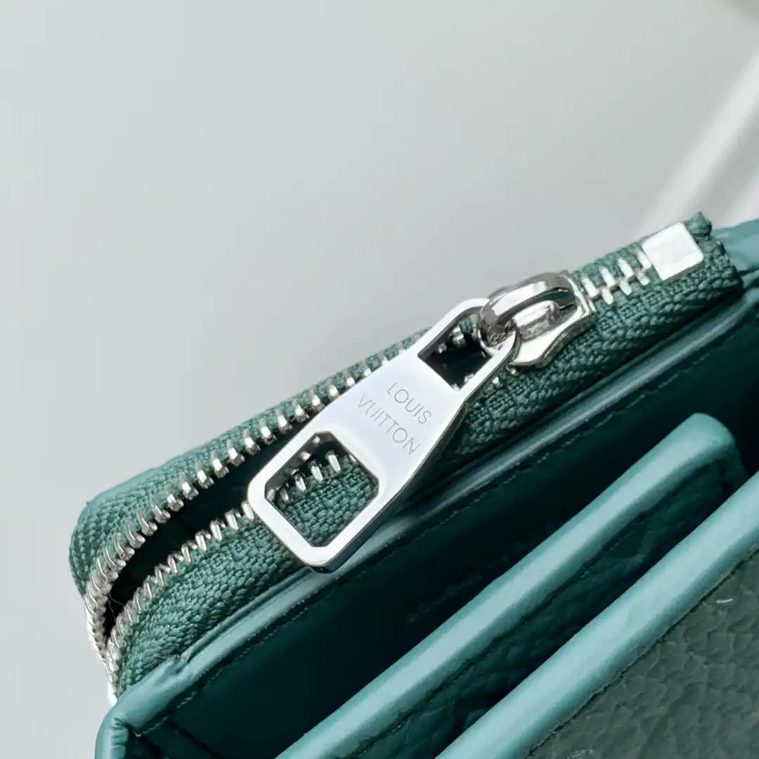 Louis Vuitton LV M14143 Slender Pilot Green Monogram Leather