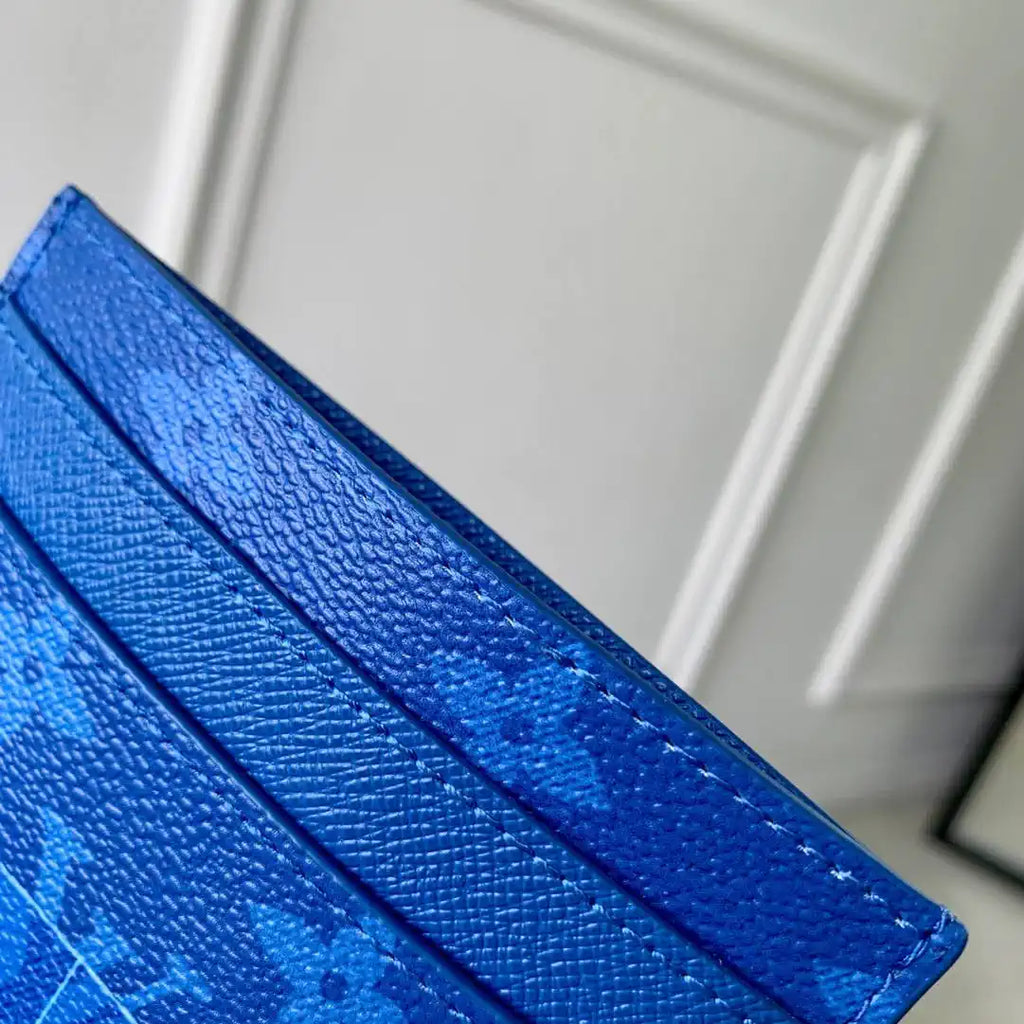 Louis Vuitton LV M14862 Double Card Holder Blue