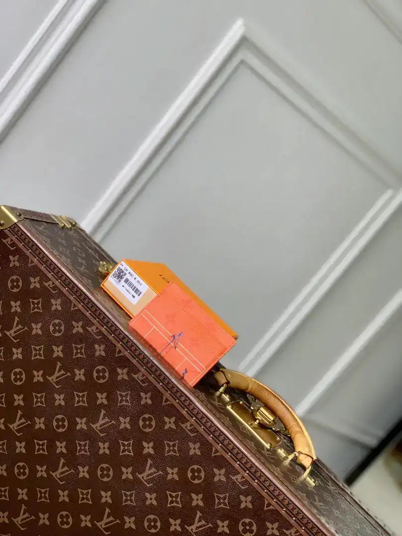 Louis Vuitton LV M14863 Double Card Holder Orange