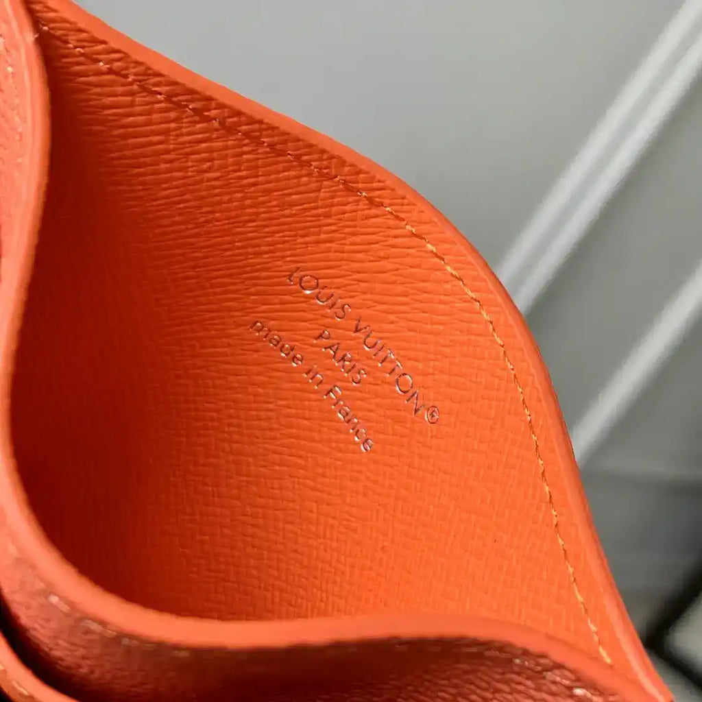 Louis Vuitton LV M14863 Double Card Holder Orange